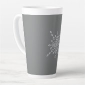 Crystalized Snowflake Latte Mok (Linkerhoek)