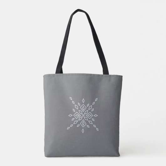 Crystalized Snowflake Tote Bag (Achterkant)