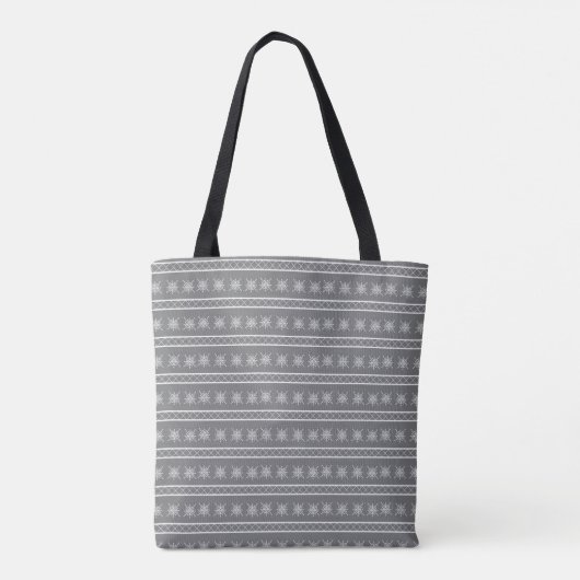 Crystalized Snowflake Tote Bag (Achterkant)