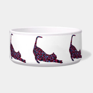 CrystalKatz Quilted Cat Custom Trendy Pet Bowls Voerbakje