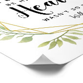 Crystalle af bruiloft herdenking poster (Hoek)