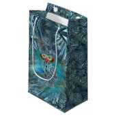 Crystallied Winter Mode Owl Gift Bag Klein Cadeauzakje (Voorkant Gekanteld)