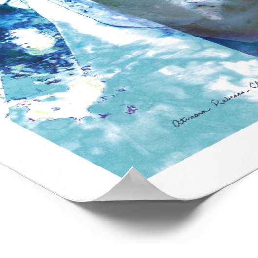 Crystalline Abstract 2 Poster (Hoek)