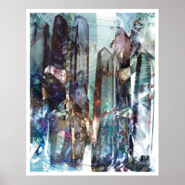Crystalline Abstract 2 Poster