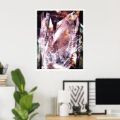 Crystalline Abstract 4 Poster (Thuiskantoor)