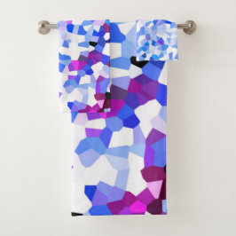 Crystalline Lake Towel, ingesteld door Artist C.L. Bad Handdoek