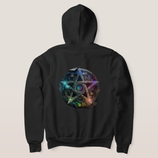Crystalline Pent Hoodie, voor dames Hoodie (Laag Achter)