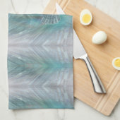 Crystallized Winter Mode Owl Kitchen Towel Theedoek (Quarter Fold)