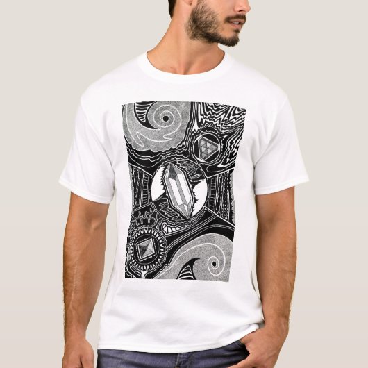 Crystallografie T-shirt (Voorkant)
