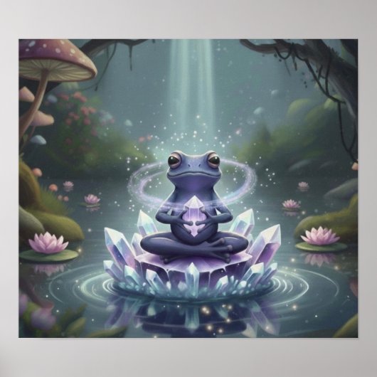 CrystalLotusFrog Poster (Voorkant)