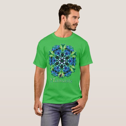 Crystalmarine Namaste Kaleidoscope T-shirt (Voorkant volledig)