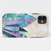 *~* Crystals Celestial Gold Star Destel Case-Mate iPhone Case (Achterkant (horizontaal))