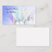 Crystals, Crystal, Reiki, Visitekaartjes uit pasta (Voorkant / Achterkant)