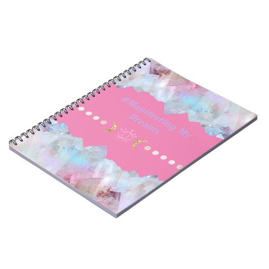 Crystals die mijn dromen beheersen notitieboek (Linkerzijde)