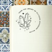 Crystals Elegant Custom Name uit de bibliotheek va Rubberstempel