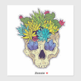 Crystals en Succulenten Sticker