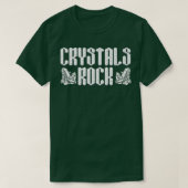 Crystals Harder dan Rock Stone Elements Crystal 4 T-shirt (Design voorkant)