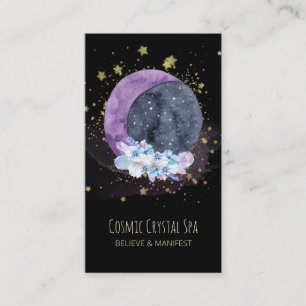 *~* Crystals Moon Sky Cosmos Stars Universe Visitekaartje