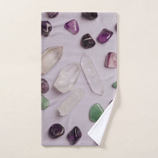 Crystals Pareltjes Energy Vibes Design Bad Handdoek (Handdoek)
