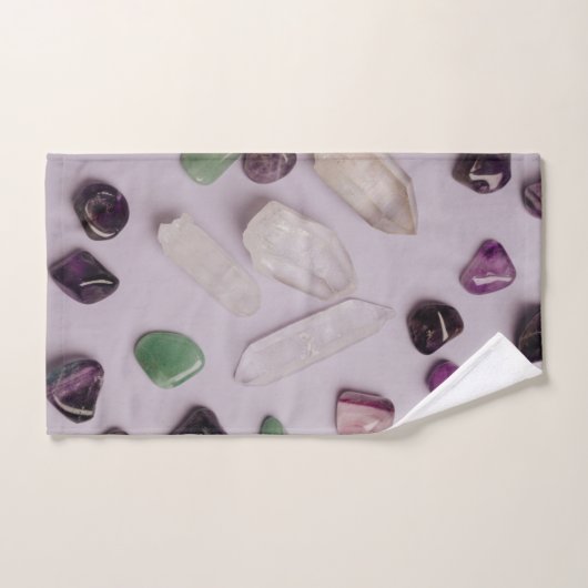 Crystals Pareltjes Energy Vibes Design Bad Handdoek (Handdoek)
