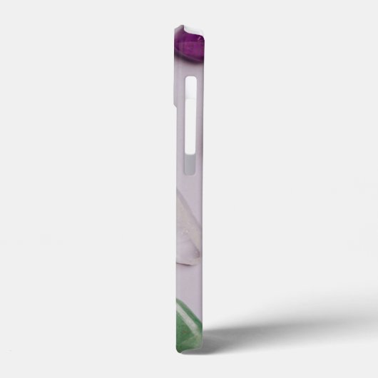 Crystals Pareltjes Energy Vibes Design iPhone Case (Achterkant / Links)