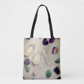 Crystals Pareltjes Yoga Energy Canvas tas (Voorkant)