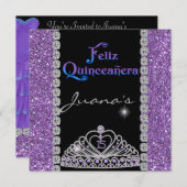 CRYSTALS QUINCEANERA PAARS KAART (Voorkant / Achterkant)