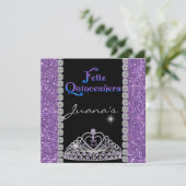 CRYSTALS QUINCEANERA PAARS KAART (Staand voorkant)
