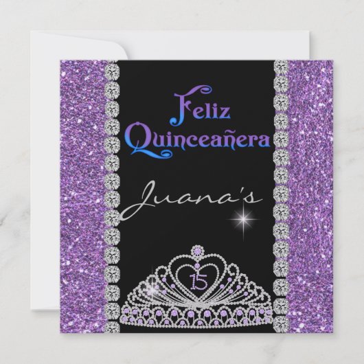CRYSTALS QUINCEANERA PAARS KAART (Voorkant)