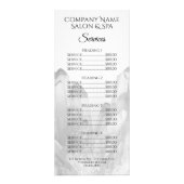 Crystals Spa Salon Service Menu (Voorkant)