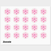 Crystal's Wedding Sticker (roze) (Vel)