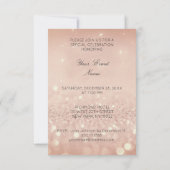 Crystals Western Verplaats Roos koper land partij Kaart (Achterkant)