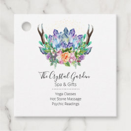 Crystals Yoga Energy Healer Psychic Reiki Spa Hang Bedankjes Labels