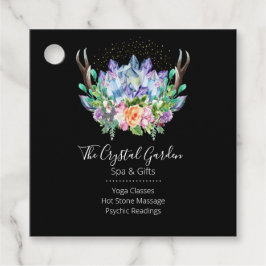 Crystals Yoga Energy Healer Psychic Reiki Spa Hang Bedankjes Labels