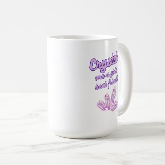 Crystal's zijn een Girl's Best Friend Coffee Mok (Voorkant rechts)