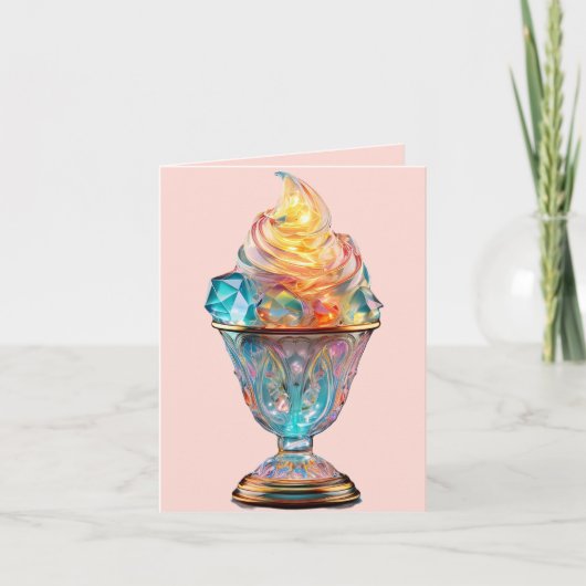 Crystel Gem Sundae Bedankkaart (Voorkant)