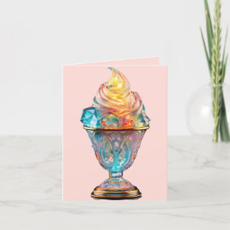 Crystel Gem Sundae Bedankkaart