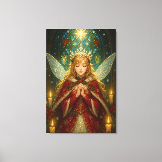 CS001_Charming Fairy - Christmas Edition #1 Canvas Afdruk (Voorkant)