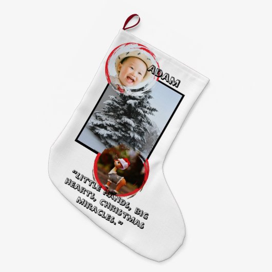 CS04 Christmas Stocking Grote Kerstsok (Voorkant (Hangend))
