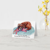 Cs. 82 Sputz, haar knuffelkonijn & helende boodsch Kaart (Gele Bloem)