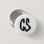 CS-Button Ronde Button 3,2 Cm (Voorkant /achterkant)
