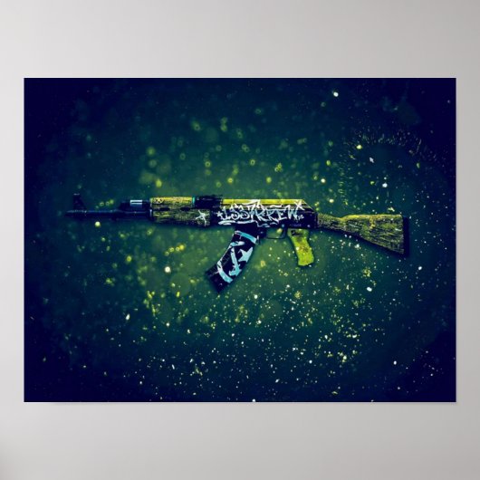 CS GO AK47 POSTER (Voorkant)