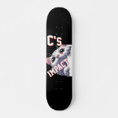 C's IMPACT Cute Cat Persoonlijk Skateboard (Voorkant)