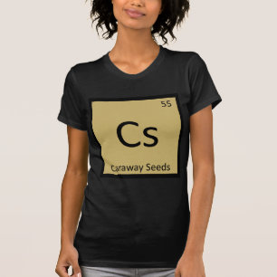 Cs - Karwijzaad Chemie Periodiek Systeem Symbool T-shirt