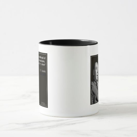 CS Lewis "My God" Quote Mok (Midden)