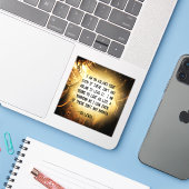 CS Lewis Narnia Knight Quote Sticker (Laptop met iPhone)