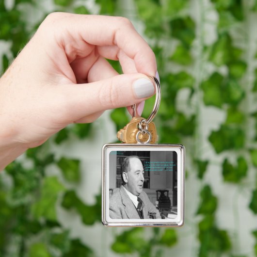 CS Lewis & "Other Worlds" Quote Sleutelhanger (Hand)
