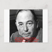 CS Lewis "Surround Yourself" Wisdom Quote Gifts Briefkaart (Voorkant)