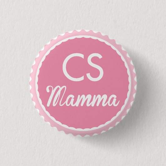 CS Mamma Ronde Button 3,2 Cm (Voorkant)