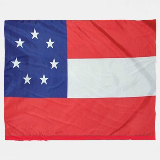 CSA 1e NATIONALE VLAG Fleece Deken (Voorkant (Horizontaal))